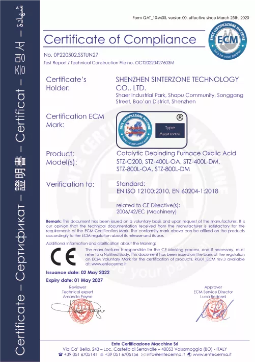 CE certificate